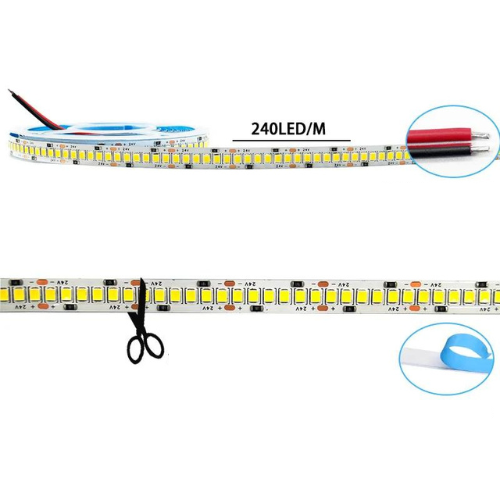 FITA LED 240LED POR METRO - 5 METROS, 2700k, 3200K, 4000k, 6500k