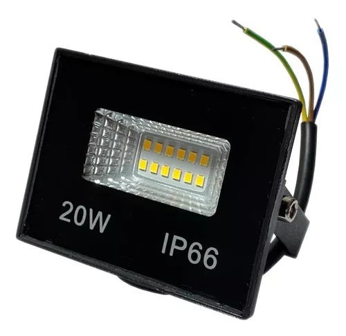 REFLETOR LED SMD 20W 3000K IP66 - AAA TOP